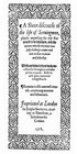 The Life of Servingmen - 1578